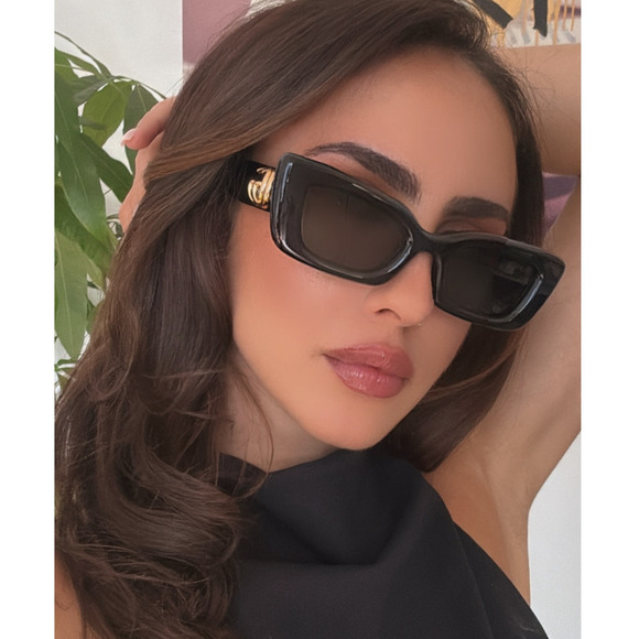 NEW Gucci GG1827S Black Cat Eye Sunglasses